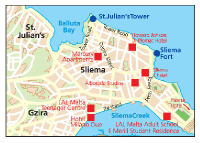 Obozy jzykowe dla dzieci Malta